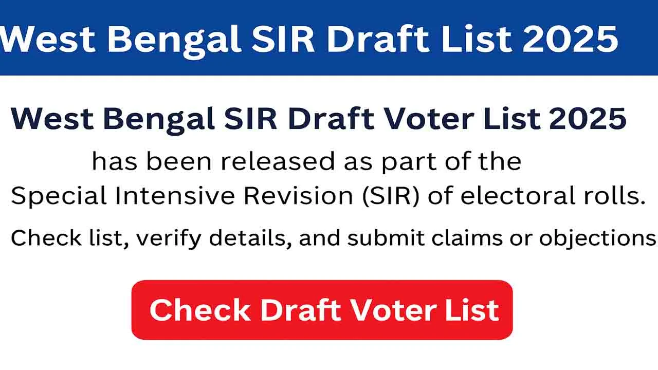 West Bengal SIR Draft List