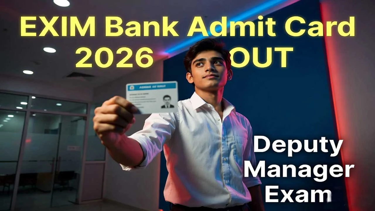 EXIM Bank Deputy Manager Admit Card 2026 Released – Download Now