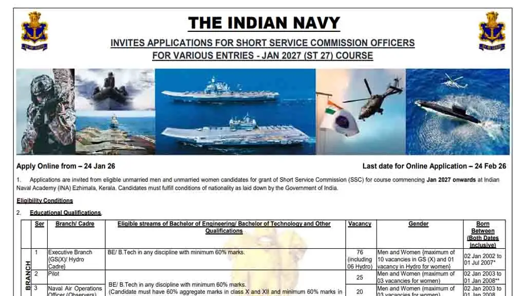 Navy SSC Officer