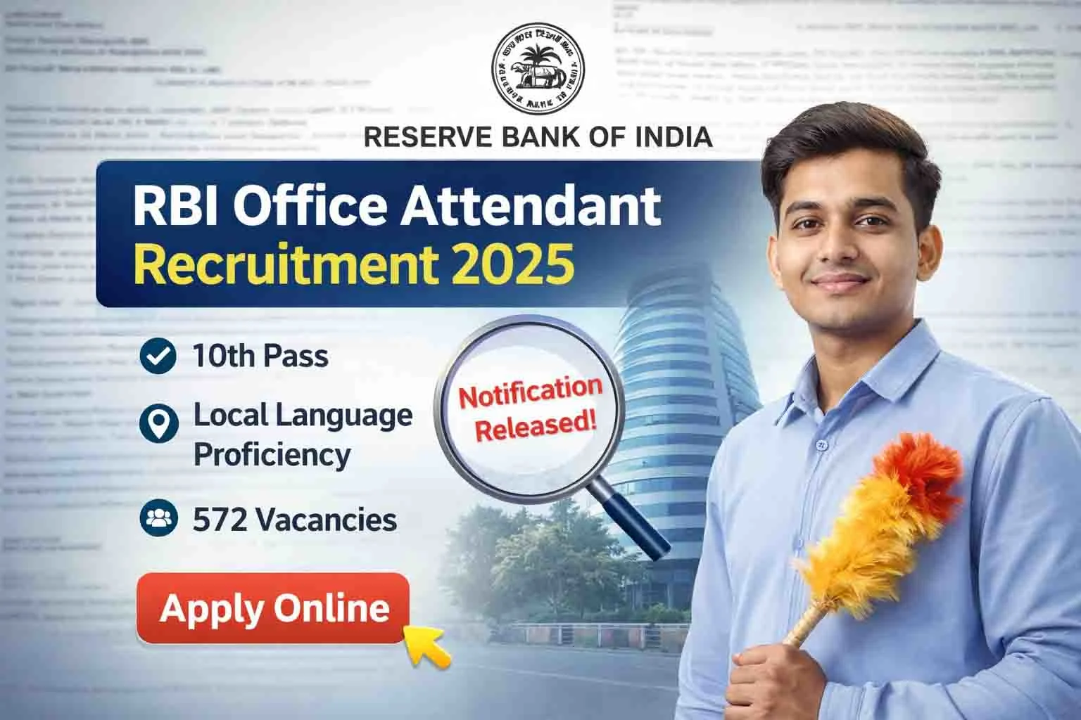RBI Office Attendant