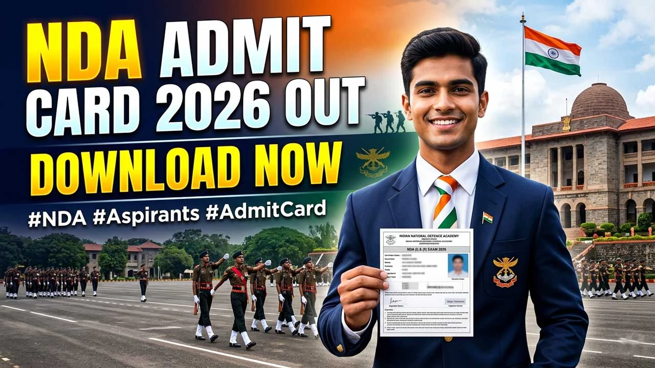 UPSC NDA & NA (I) Admit Card 2026 Released – Download Now