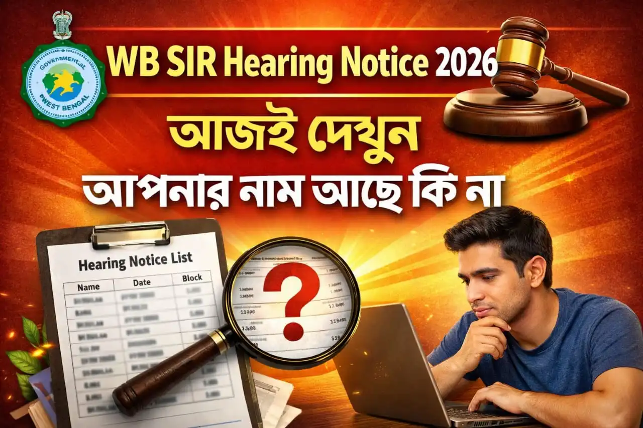 SIR Hearing Notice