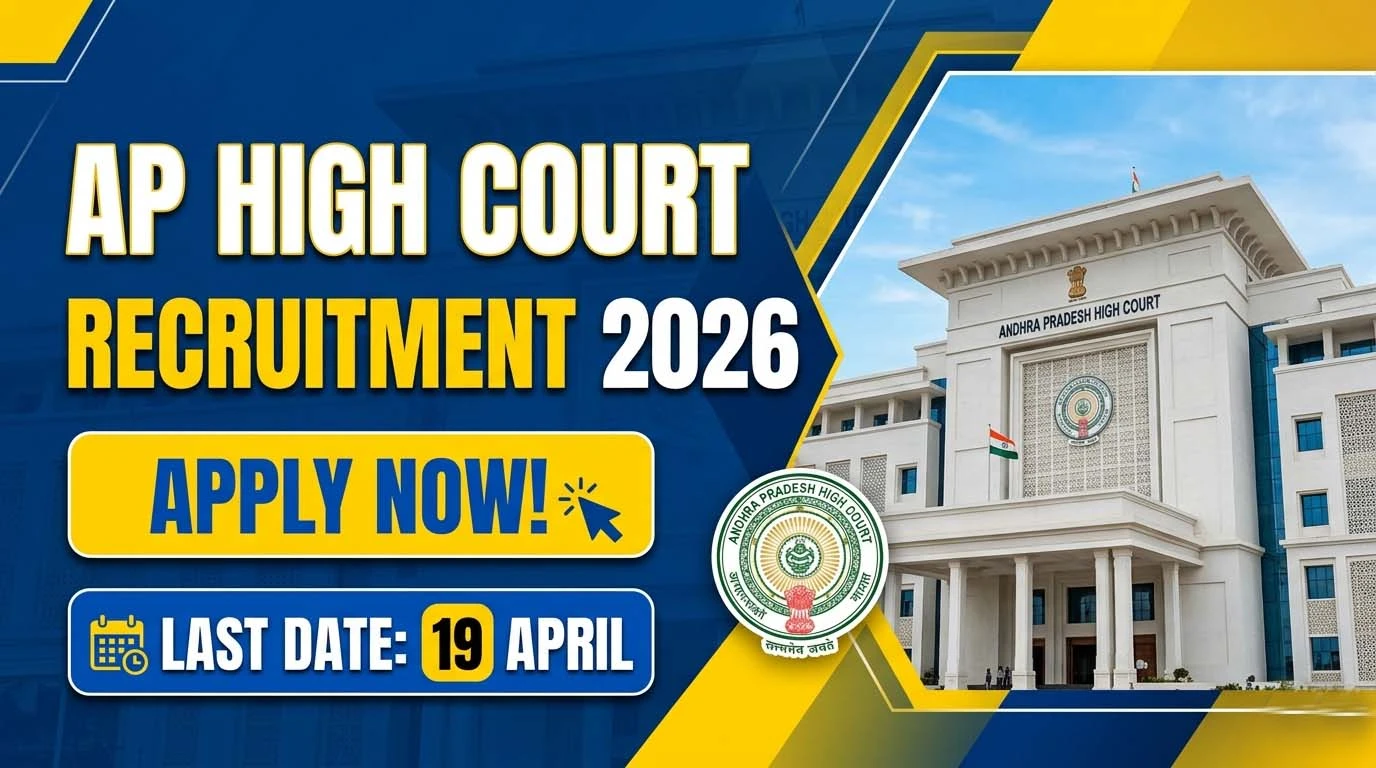 AP High Court Recruitment 2026: Apply Online for Various Posts, Eligibility & Details