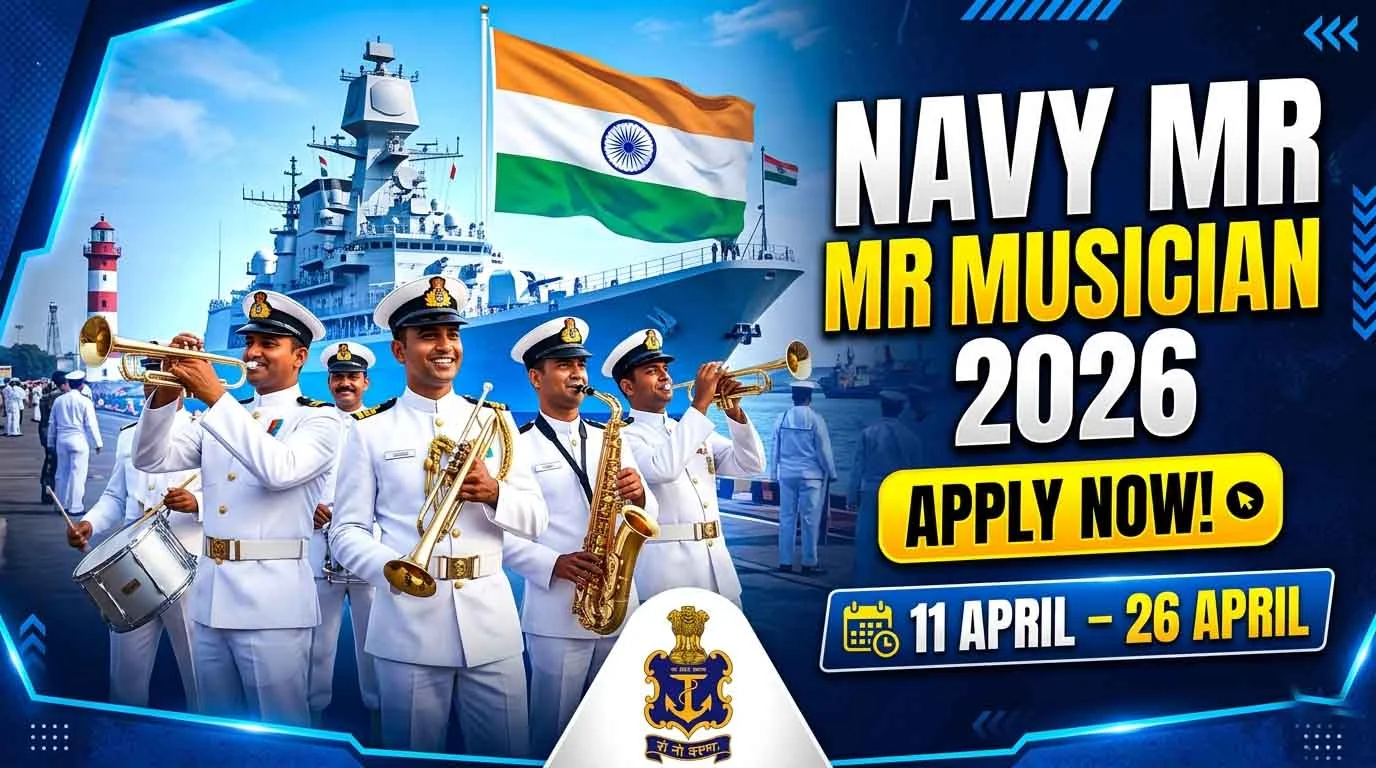 Indian Navy Agniveer MR (Musician) Recruitment 2026 – Apply Online, Eligibility & Details