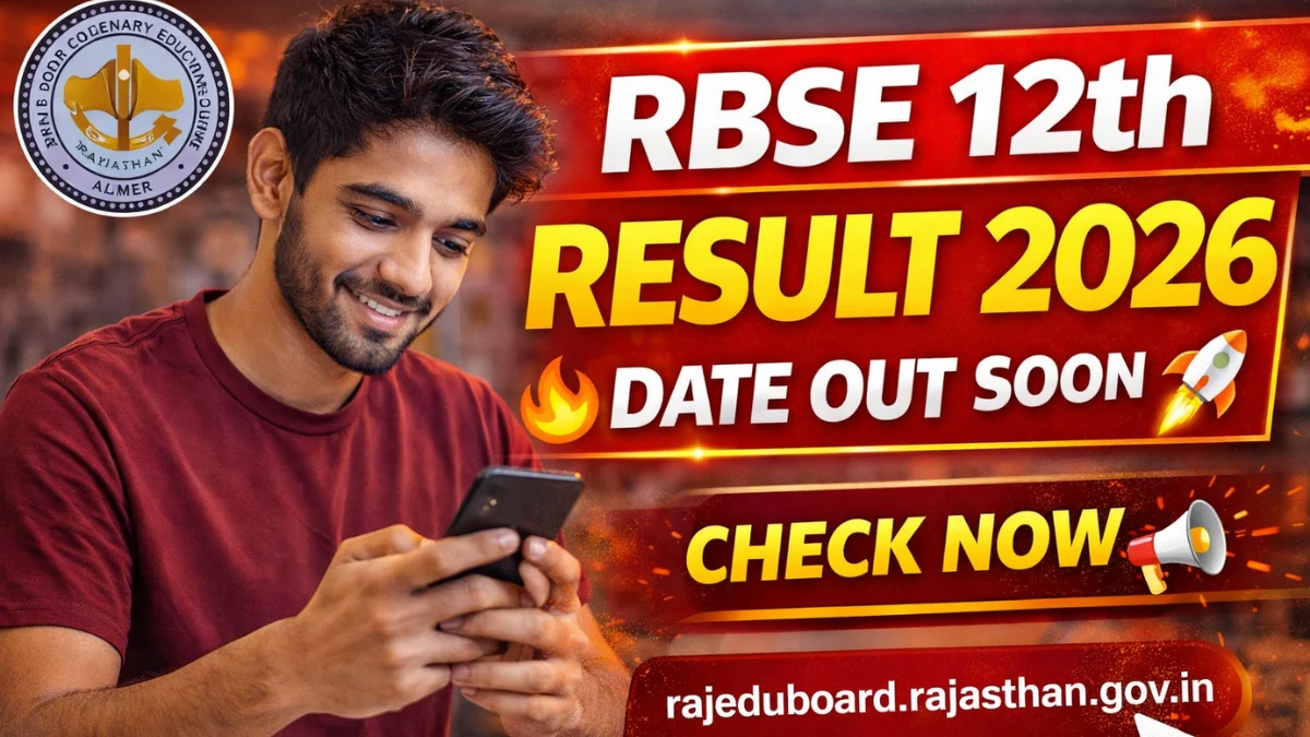 Rajasthan Board 12th Result 2026 LIVE – RBSE Class 12 Result Date & Direct Link @ rajeduboard.rajasthan.gov.in