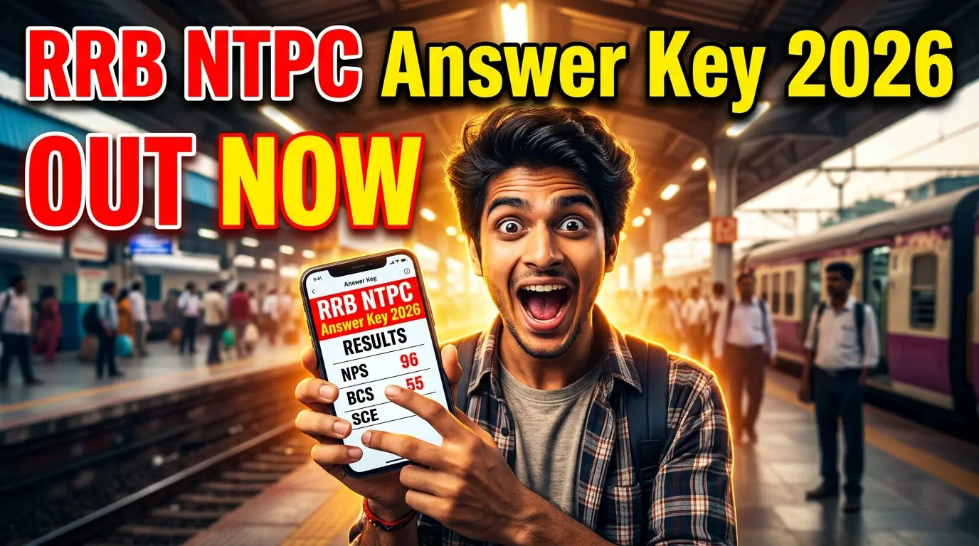RRB NTPC Answer Key 2026: Today Check Your Score & Raise Objection Now