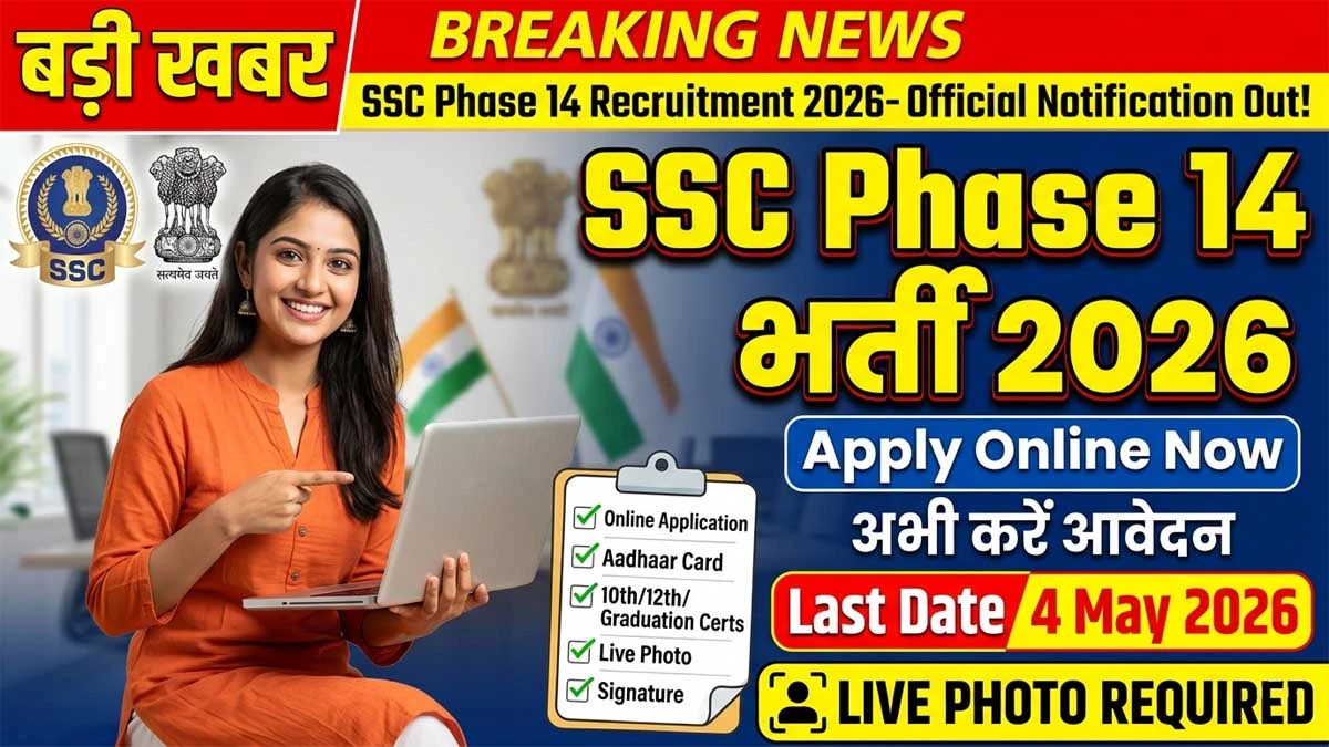 SSC Selection Post Phase 14 Recruitment 2026 – Apply Online & Check Eligibility