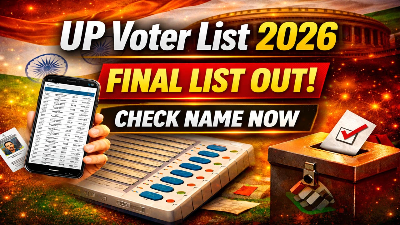 Uttar Pradesh Voter List 2026: Final List Publication Date Announced! Check Now