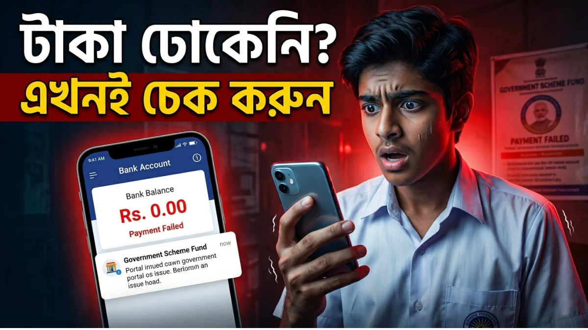যুব সাথী টাকা কাদের ঢোকেনি? লাইভ স্ট্যাটাস চেক করুন এখনই