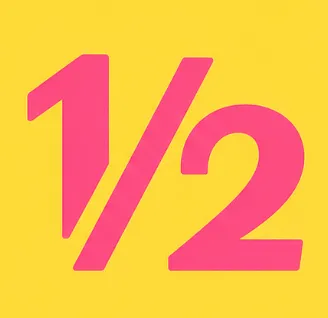 1/2 Symbol