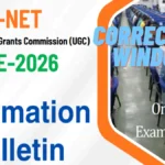 UGC NET June 2026 Application Form Correction Window