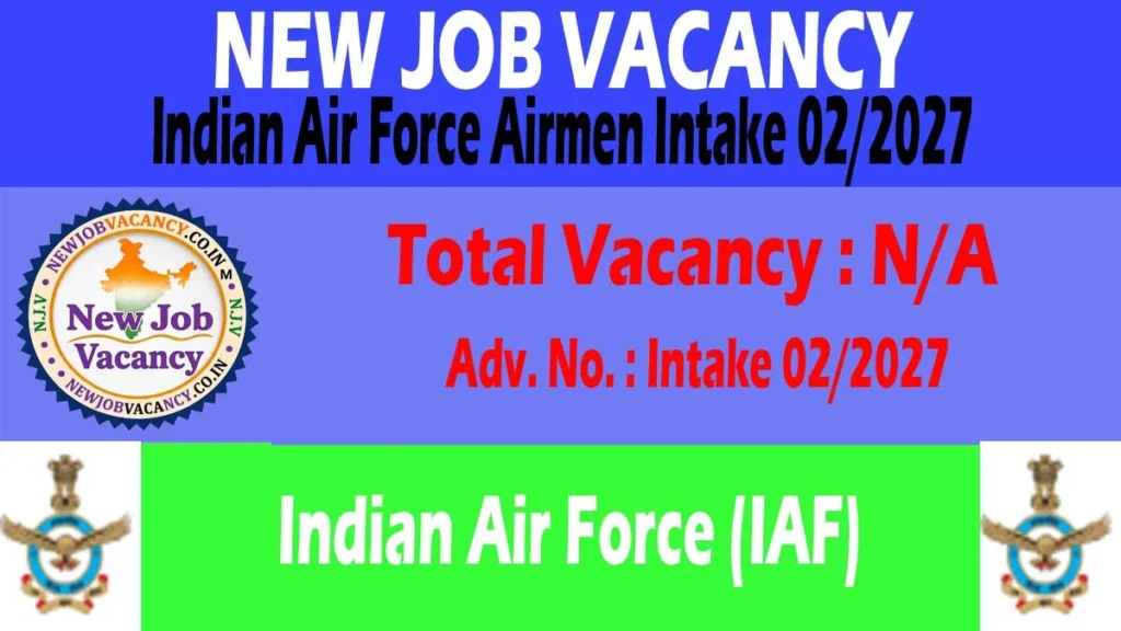 Indian Air Force Airmen Recruitment 2026: Medical Assistant Vacancy Announced, Check Eligibility